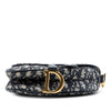 Dior Mini Oblique Canvas Saddle Bag Secondhand