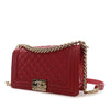 Chanel Old Medium Quilted Caviar Boy Flap Secondhand