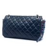 Chanel CC Wrinkled Lambskin and Tweed Shoulder Bag Secondhand