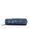 Chanel CC Wrinkled Lambskin and Tweed Shoulder Bag Secondhand