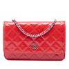 Chanel Bicolor Classic Patent Wallet On Chain Secondhand