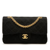 Chanel Small Classic Jersey Double Flap Secondhand