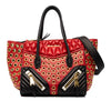 Miu Miu Small Tricolor Nappa Grommet Biker Satchel Secondhand