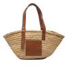 LOEWE Medium Raffia Anagram Basket Tote Secondhand