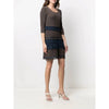 Secondhand Chanel Brown and Blue Dress - 2000s