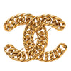 Chanel CC Gold Plated Chain Pin Brooch Secondhand