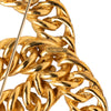 Chanel CC Gold Plated Chain Pin Brooch Secondhand