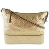 Secondhand Chanel Gabrielle Gold Pony-Style Calfskin Bag