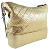 Secondhand Chanel Gabrielle Gold Pony-Style Calfskin Bag