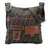 Fendi Zucca Canvas FF Flat Messenger Bag Secondhand