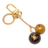 Louis Vuitton Gold Plated Strass and Resin Jack and Lucie Key Holder and Bag Charm Secondhand