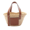 LOEWE Small Raffia Anagram Basket Tote Secondhand