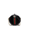 Gucci Mini Suede Web Ophidia Round Crossbody Secondhand