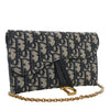 Dior Oblique Canvas Saddle Wallet On Chain Secondhand