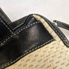 Secondhand Chanel Bicolor Fabric and Leather Shoulder Bag - 2000s