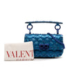 Secondhand Valentino Mini Glitter Rockstud Spike Satchel