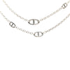 Hermès Sterling Silver Farandole Long Necklace 120 Secondhand