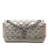 Secondhand Chanel Small Bicolor Quilted Aged Calfskin Lady Pearly Flap