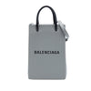 Balenciaga Mini Calfskin Logo Shopping Phone Holder Secondhand