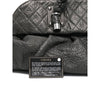 Chanel Dark Grey Leather Shoulder Bag - 2000s Second hand