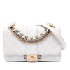 Chanel CC Stitched Calfskin Chain Flap Secondhand