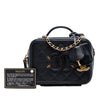 Secondhand Chanel Small Caviar CC Filigree Vanity Case