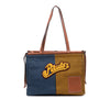 Secondhand LOEWE Paulas Ibiza Large Canvas Stripes Cushion Tote