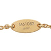 Secondhand Louis Vuitton Gold Plated Essential V Pendant Necklace