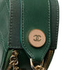 Chanel Stitched Calfskin and Grosgrain Button Up Double Zip Camera Bag Secondhand