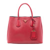 Secondhand Prada Medium Saffiano Cuir Double Satchel