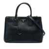 Prada Large Saffiano Lux Galleria Double Zip Satchel Secondhand