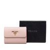 Secondhand Prada Saffiano Trifold Wallet