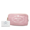 Secondhand Prada Canvas Canapa Logo Pouch