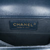 Secondhand Chanel Paris New York Metallic Lambskin Striped North South Boy Flap