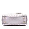 Dior Small Metallic Grained Calfskin Cannage Supple Lady Dior Secondhand
