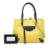 Secondhand Balenciaga Mini Bicolor Leather Papier A4 Zip Around Tote
