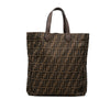 Fendi Zucca Canvas Vertical Shopping Tote Secondhand