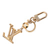 Louis Vuitton Gold Plated LV Facettes Bag Charm and Key Holder Secondhand