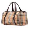 Burberry Haymarket Check Canvas Travel Bag Secondhand