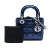 Dior Mini Metallic Calfskin Cannage Lady Dior Secondhand