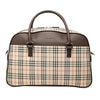 Burberry House Check Canvas Boston Bag Secondhand
