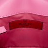 Valentino Pebbled Calfskin Rockstud Wallet On Chain Secondhand