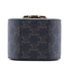 Secondhand Celine Triomphe Coated Canvas Round Box Handbag