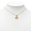 Louis Vuitton Gold Plated LV Fall In Love Pendant Necklace Secondhand