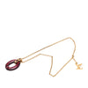 Louis Vuitton Gold Plated Resin Gimme a Clue Pendent Necklace Secondhand