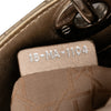 Secondhand Dior Mini Metallic Lambskin Cannage Lady Dior