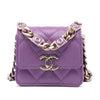 Secondhand Chanel CC Quilted Lambskin Coco Card Holder on Chain