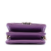 Secondhand Chanel CC Quilted Lambskin Coco Card Holder on Chain