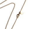 Chanel Gold Plated Strass CC Faux Pearl Drop Pendant Necklace Secondhand