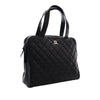 Chanel CC Quilted Caviar Bowler Bag Secondhand